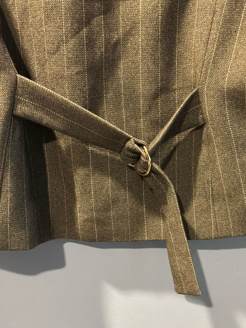 Abercrombie & Fitch Pinstripe Button Vest - Picture 4 of 5